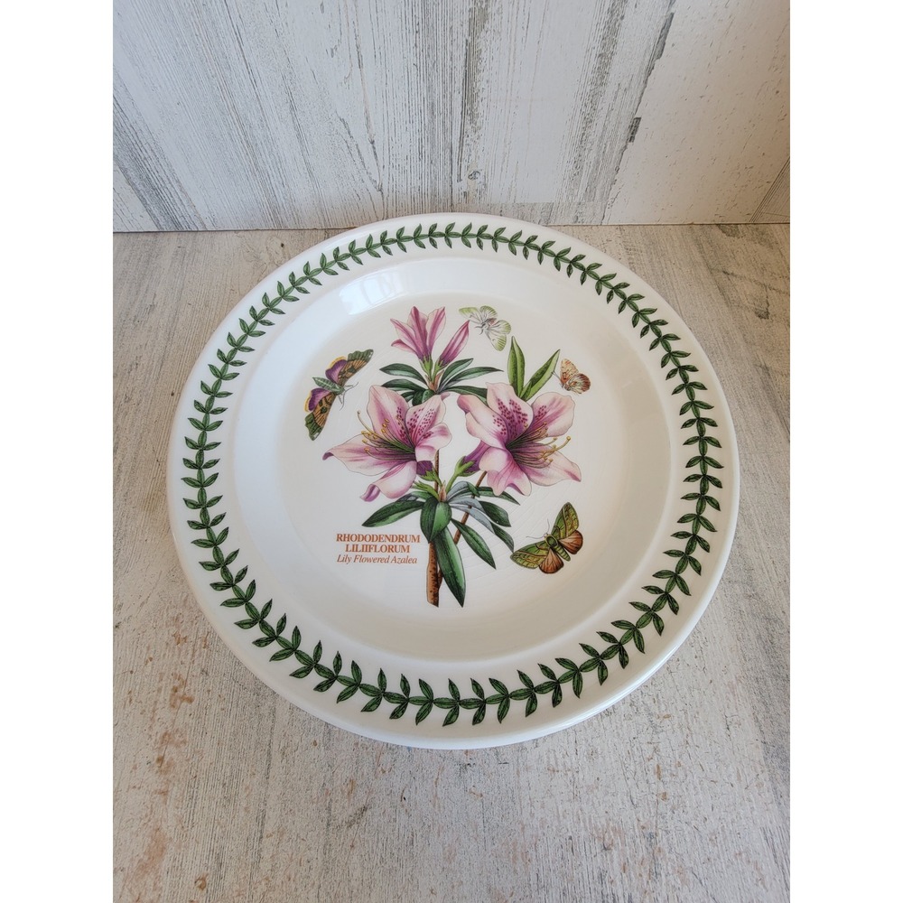 Botanic garden Portmeirion lily flowered azalea 10 inch plate kitchen home